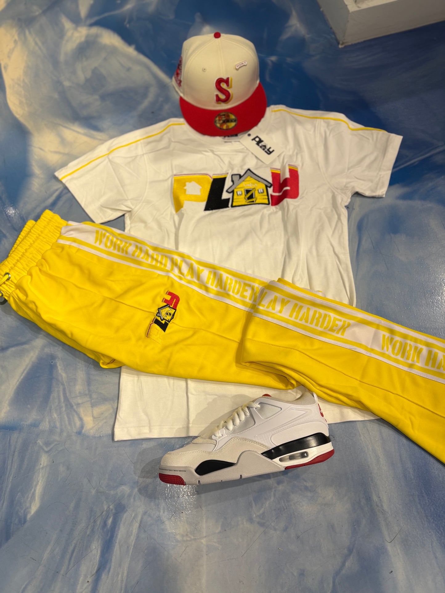 3D STACKED JOGGERS