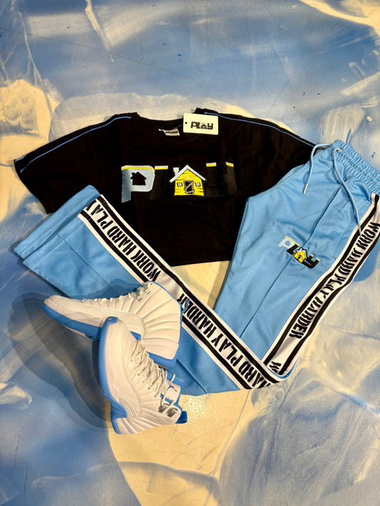 3D STACKED JOGGERS