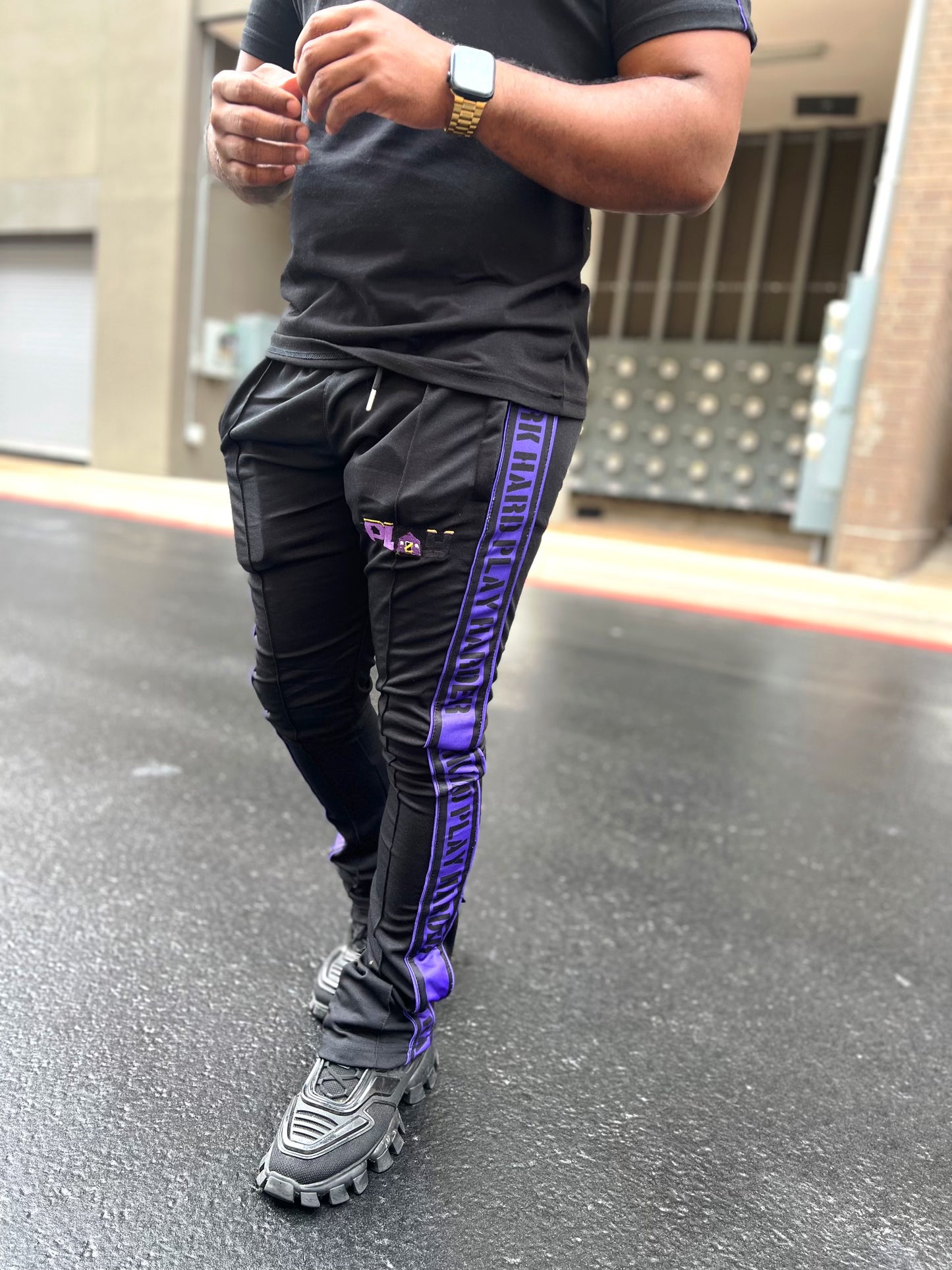 3D STACKED JOGGERS Play House Clothing